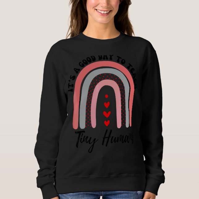 Camiseta Professores É Um Bom Dia Ensinar Chá Humano Pequen (Frente)