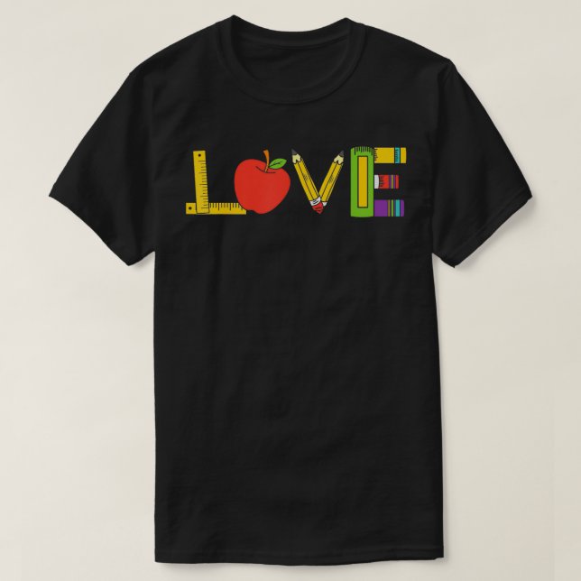 Camiseta Professores em Gráfico Engraçado da Grafia da Esco (Frente do Design)