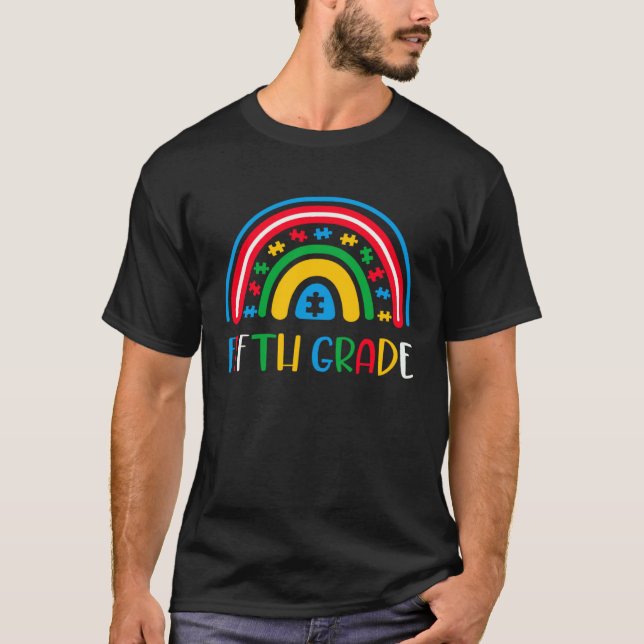 Camiseta Professores Escolares Autismo Conscientização do A (Frente)