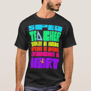 Camiseta Professores Especiais De Ensino Escolar Abre A Mão