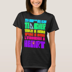 Camiseta Professores Especiais De Ensino Escolar Abre A Mão