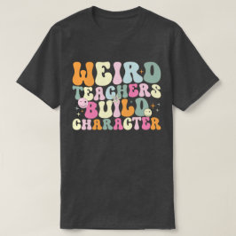 Camiseta Professores Estranhos Construem Ensino de Personag