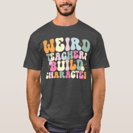 Camiseta Professores Estranhos Construem Ensino de Personag