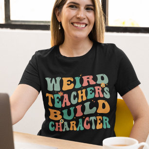 Camiseta Professores Estranhos Construem Personagens Engraç