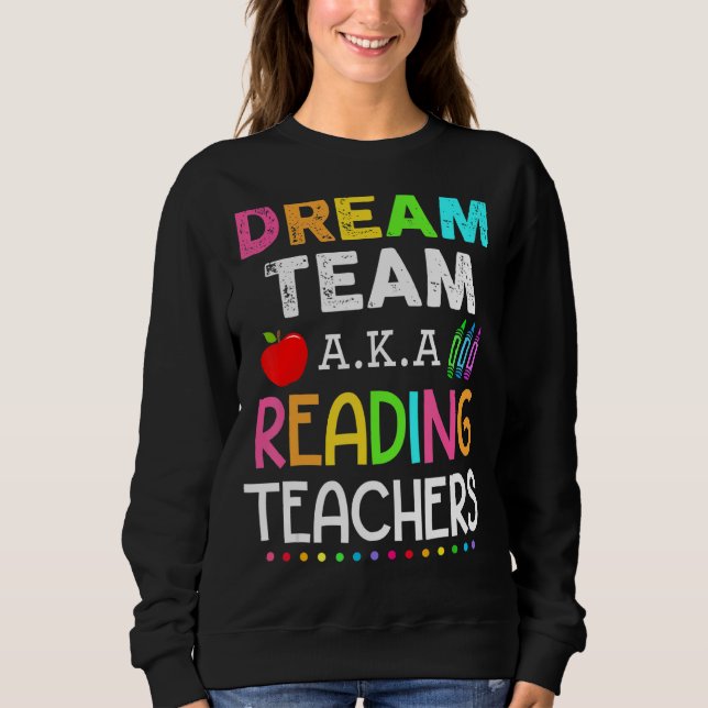Camiseta Professores Lendo Equipe de Sonhos e Professores L (Frente)