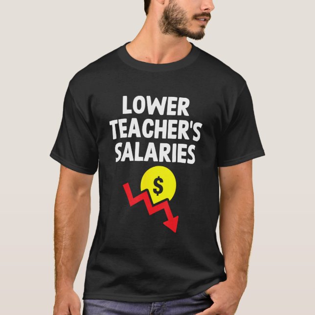 Camiseta Professores Mais Baixo Salários Memória Cringe Sar (Frente)