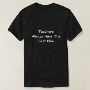 Camiseta Professores Melhor Planejar Professores Design Ide