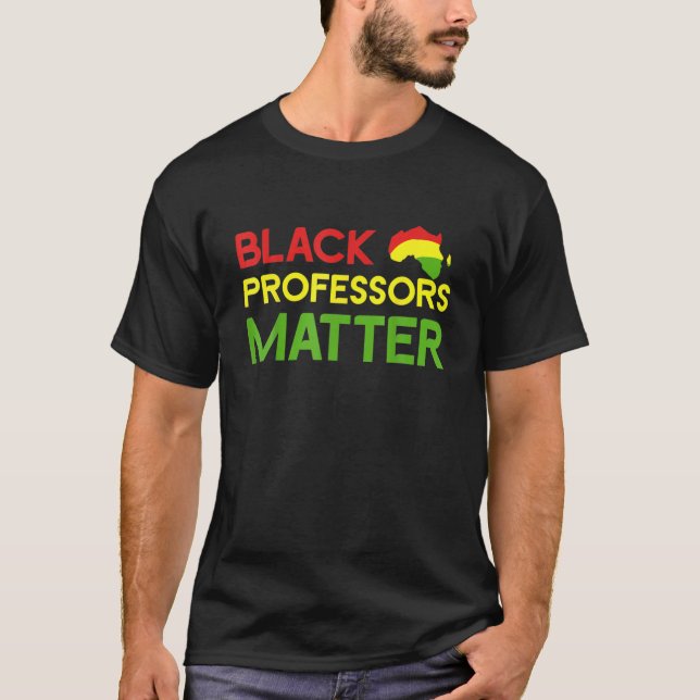Camiseta Professores Negros Importam Cultura Negra História (Frente)