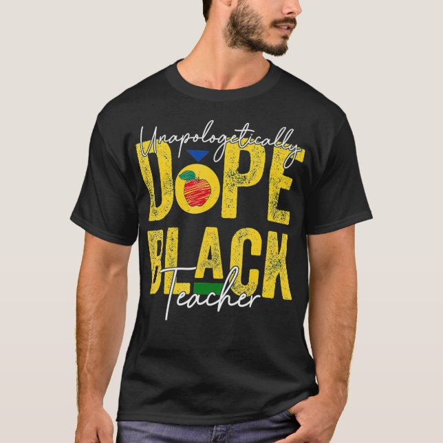 Camiseta Professores negros sem desculpas mascaram mulheres (Frente)