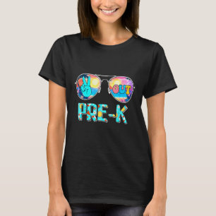 Camiseta Professores Pré-K em Paz no Último Dia da Escola