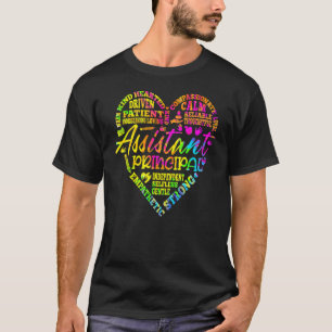 Camiseta Professores Principais Assistente Coração Cortante
