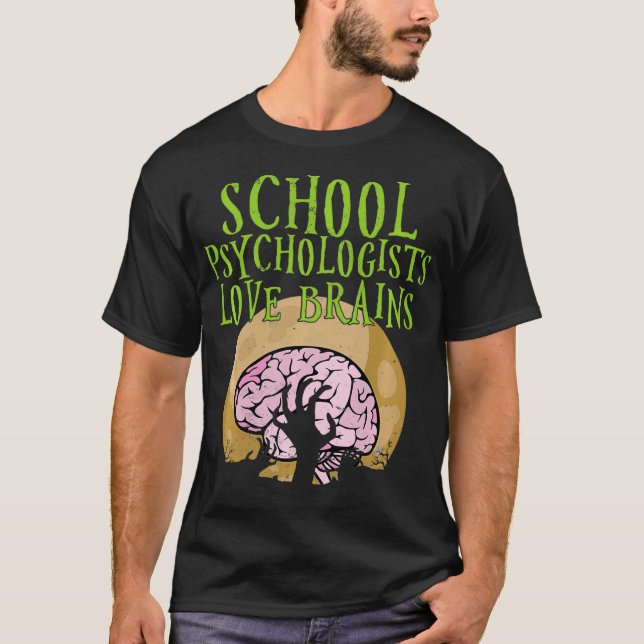 Camiseta Professores Psicólogos Adoram Professores De Hallo (Frente)