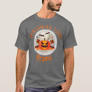 Camiseta Professores PumpKin Halloween, Professores Adoram