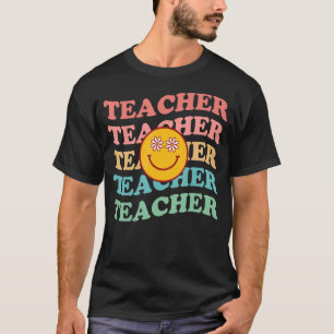 Camiseta Professores Retro Coloração Inspiracional C Elemen