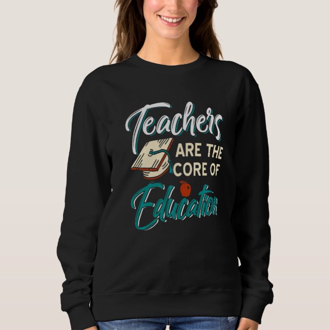 Camiseta Professores São O Núcleo Da Educação Presente (Frente)