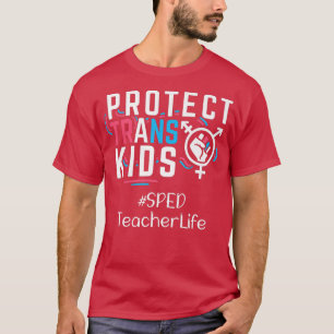 Camiseta Professores SPED protegem crianças transexuais LGB