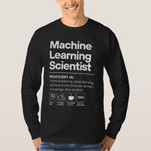 Camiseta Proficiências do Machine Learning Scientist