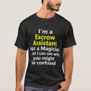 Camiseta Profissão de Carreira de Trabalho do Assistente de