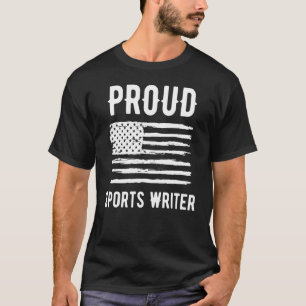 Camiseta Profissão De Esportivo Ordenada Bandeira Americana