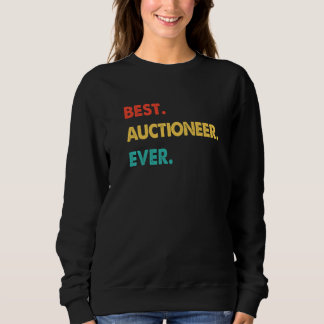 Camiseta Profissão de Leiloeiro Retro Melhor Leiloeiro de T