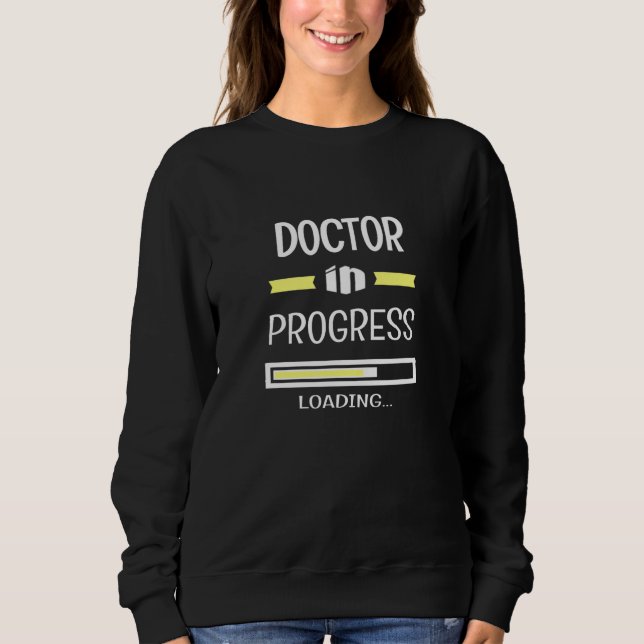 Camiseta Profissão De Médico Em Andamento (Frente)