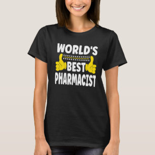 Camiseta Profissão de melhor farmacêutico do mundo