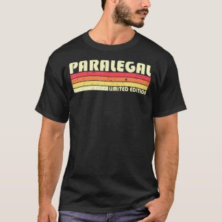 Camiseta Profissão de Paralegal Cargo Aniversário Ide