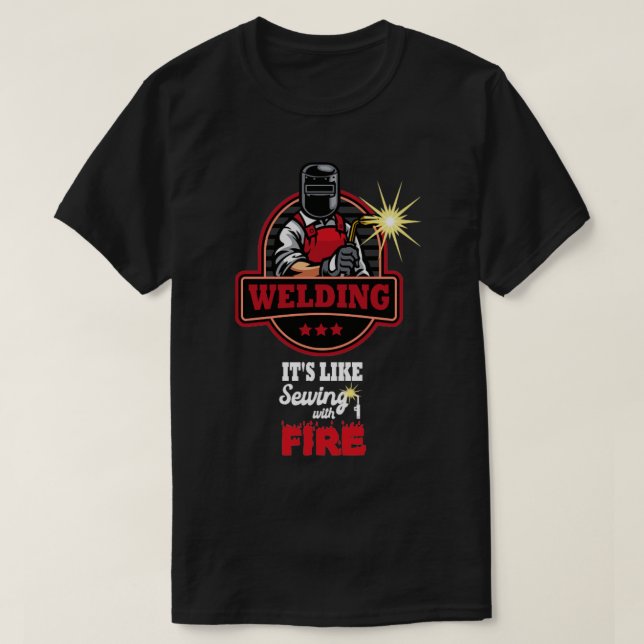 Camiseta Profissão de soldador Oferta (Frente do Design)