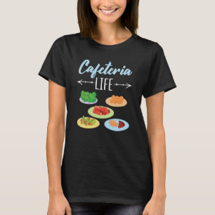 Camiseta Profissão de Trabalho de Vida em Café Janto Lady C