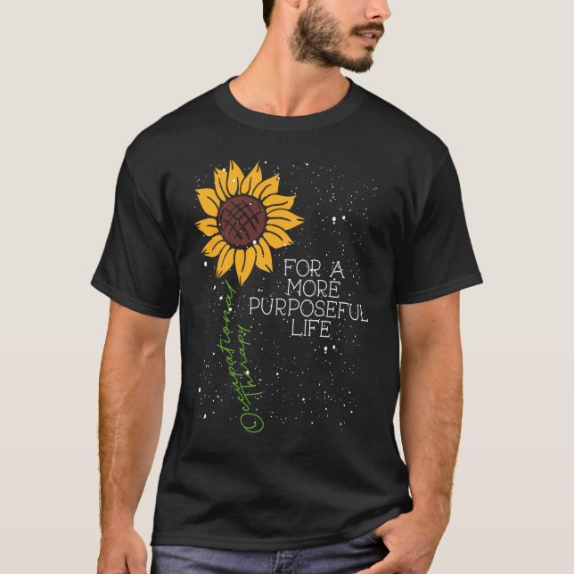 Camiseta Profissão De Trabalho Em Terapia Ocupacional (Frente)