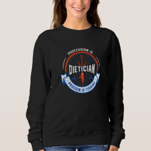 Camiseta Profissão é Nutricionista Paixão é Pescar