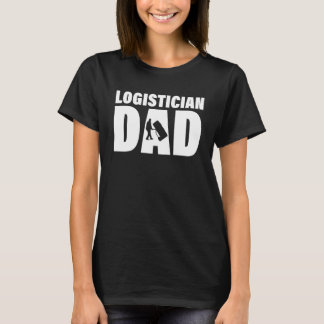 Camiseta Profissão Emprego Para Homens Pai Logístico