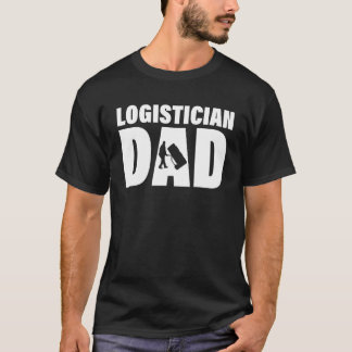 Camiseta Profissão Emprego Para Homens Pai Logístico