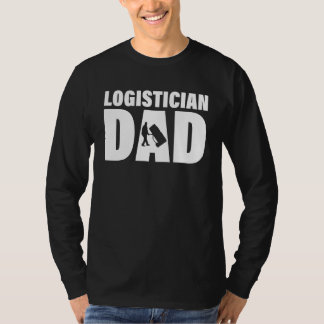 Camiseta Profissão Emprego Para Homens Pai Logístico