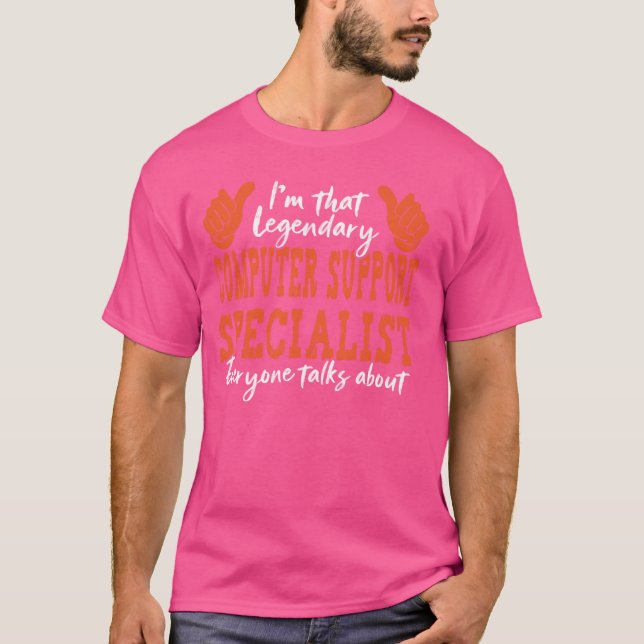 Camiseta Profissão Engraçada Cita Programa de Computador Le (Frente)