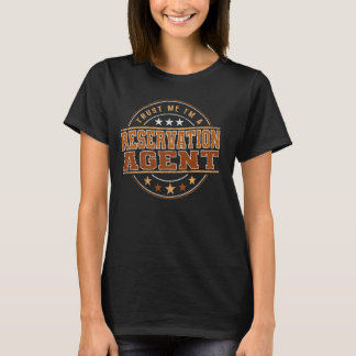 Camiseta Profissão Engraçada Citação Im Um Agente De Reserv