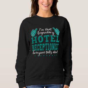 Camiseta Profissão Engraçada Citação Legendária do Hotel