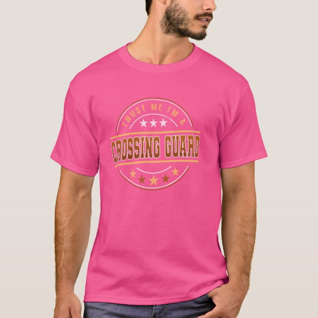 Camiseta Profissão Engraçada Cito Uma Guarda Cruzada (Frente)