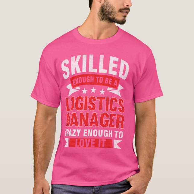 Camiseta Profissão Engraçada Cotação de Logística Qualifica (Frente)
