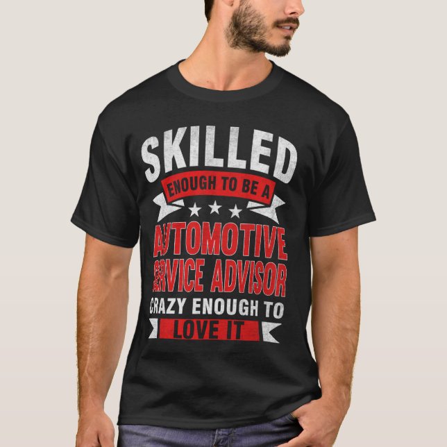 Camiseta Profissão Engraçada Cotação Qualificada Serviço Au (Frente)