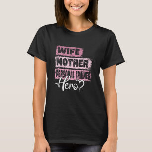 Camiseta Profissão mãe heroína mãe Treinadora pessoal 1