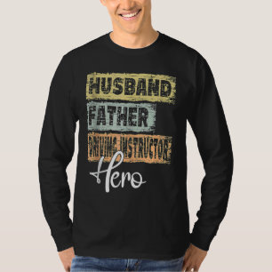 Camiseta Profissão masculina pai herói pai Instrutor de Con
