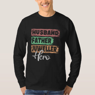 Camiseta Profissão pai herói pai Joalheiro 1