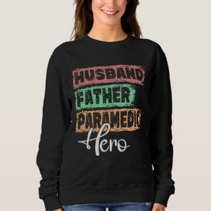 Camiseta Profissão pai herói pai Paramédico