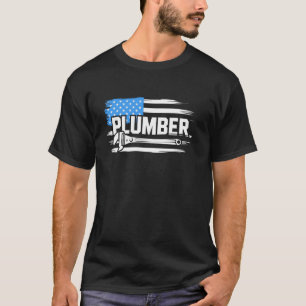 Camiseta Profissão Patriótica Bandeiras e Ferramentas de Ca