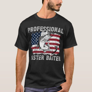 Camiseta Profissionais de pesca com funny mestre Baiter
