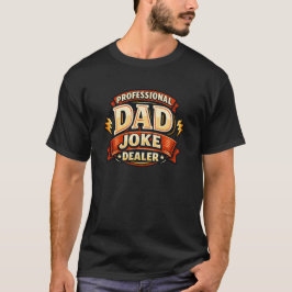 Camiseta Profissional Comerciante de Piadas de Pai Engraçad