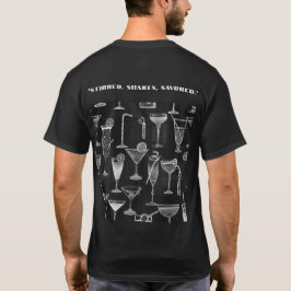 Camiseta Profissional de barman | Preto clássico