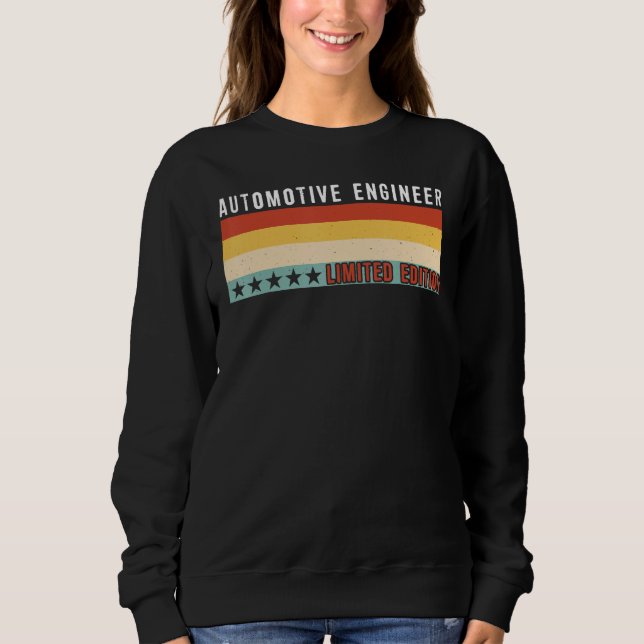 Camiseta Profissional de Cargo de Engenheiro Automotivo (Frente)