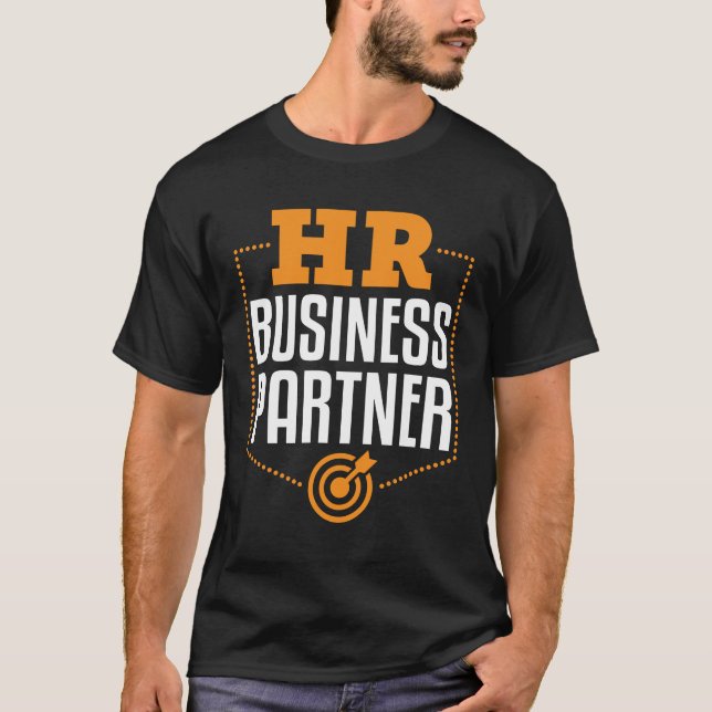 Camiseta Profissional de Recursos Humanos de Parceiro Comer (Frente)